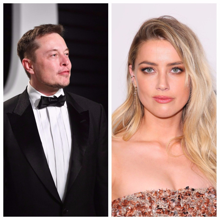 Elon Musk and Amber Heard 