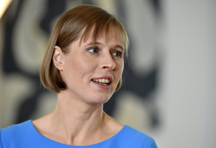 Estonian president Kersti Kaljulaid 