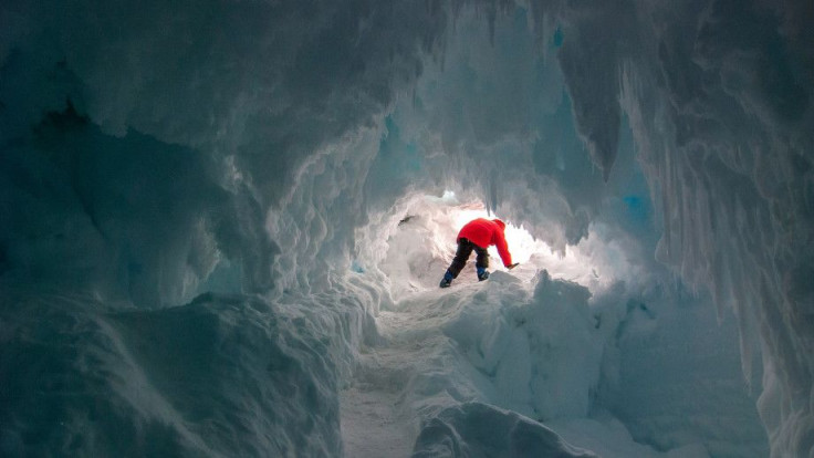 Ice cave in Antarctica_image_Michael S Becker