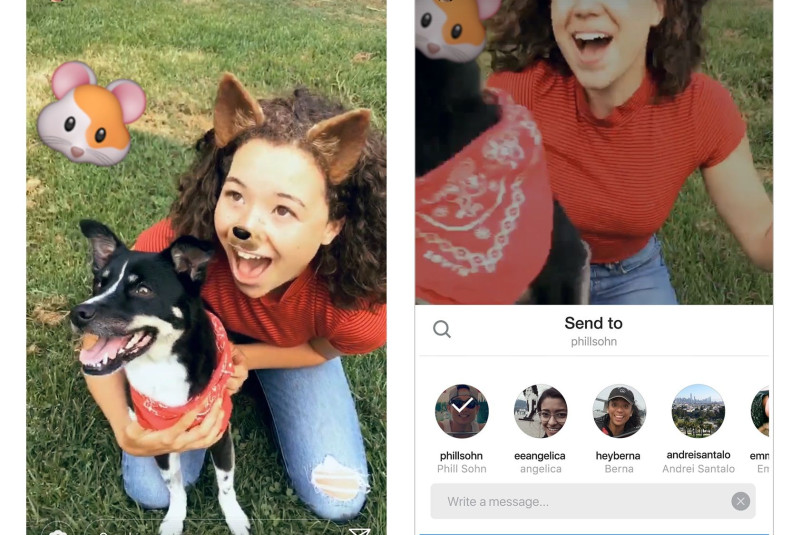 instagram share stories