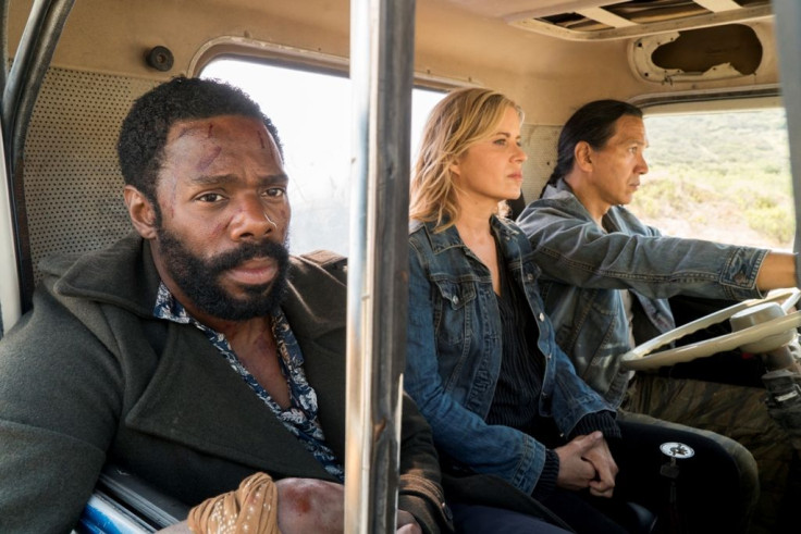 Colman Domingo as Victor Strand, Kim Dickens as Madison, Michael Greyeyes as Walker