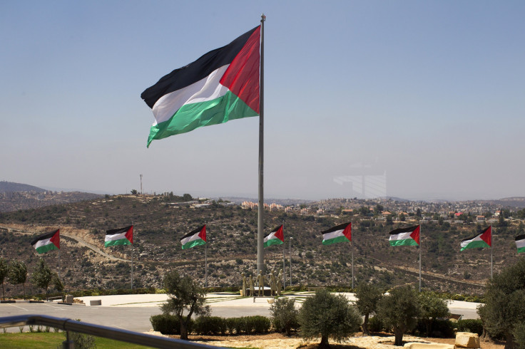 Palestinian flag west bank
