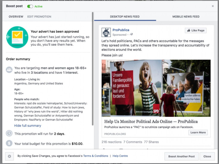 Facebook Allowed Anti-Jew Ads
