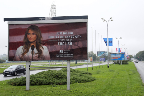 Melania Trump billboard