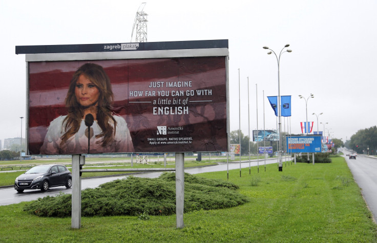 Melania Trump billboard