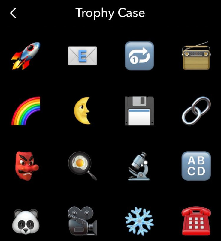 trophy case snapchat