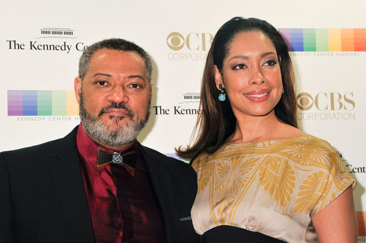 Laurence Fishburne and Gina Torres