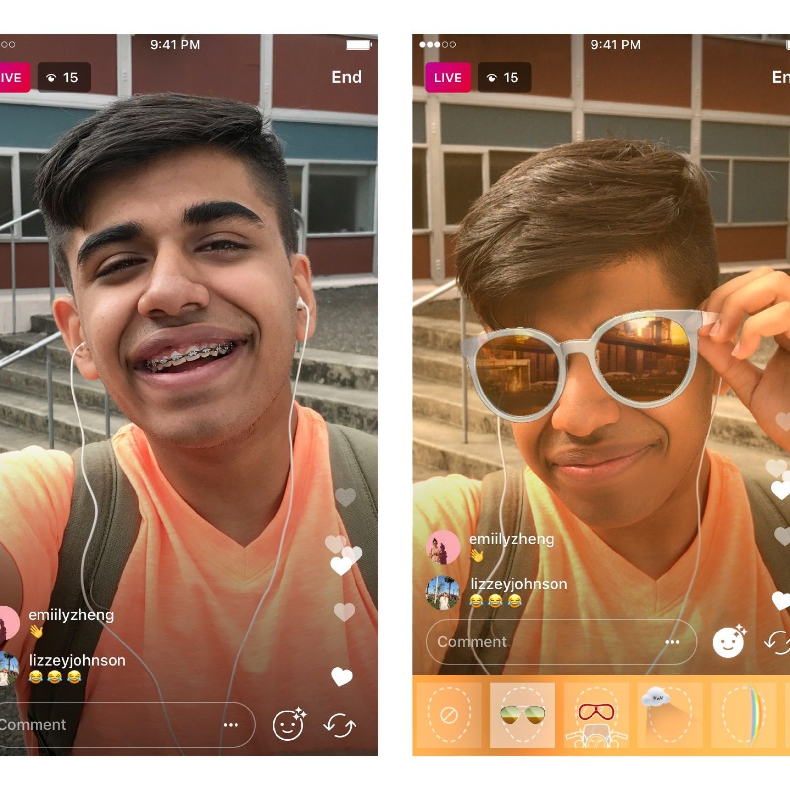 preambule Tegen lijden Instagram Update: How To Use Face Filters While Using Live