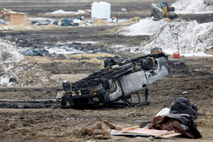 Burnt car