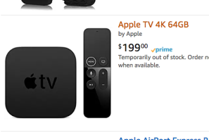 Apple TV is back on Amazon