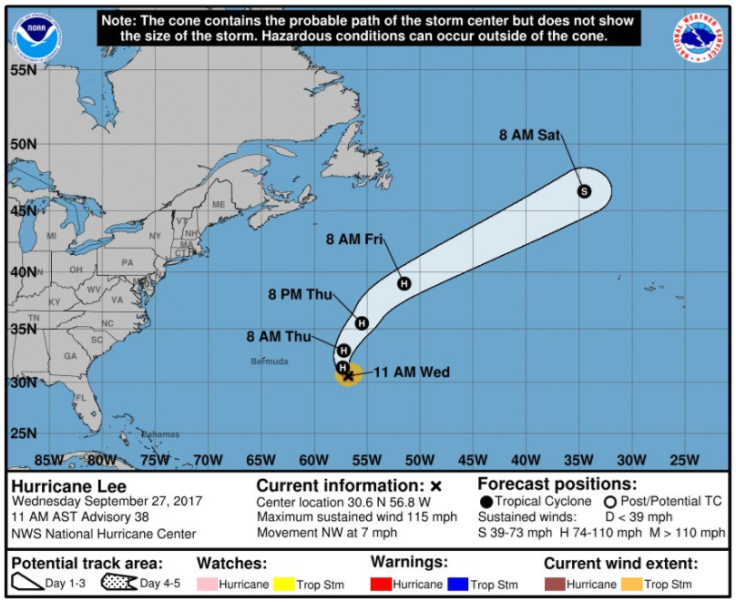 hurricane lee travel advisory