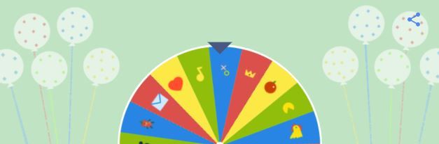 Google Doodle 19th Birthday Spinner Game - How To Play