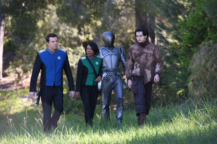 Seth MacFarlane as Ed, Penny Johnson Jerald as Claire, Mark Jackson as Isaac and guest star Max Burkholder as Tomilin