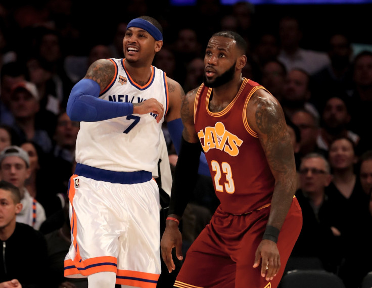 Carmelo Anthony LeBron James 