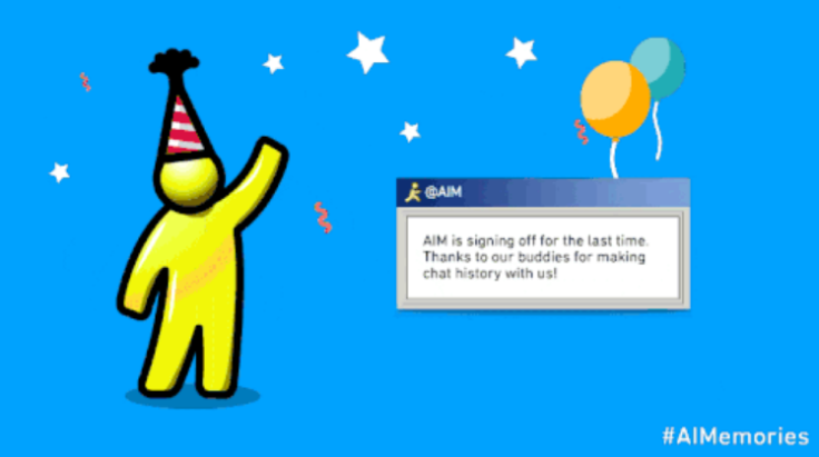  AOL announces shutdown AIM