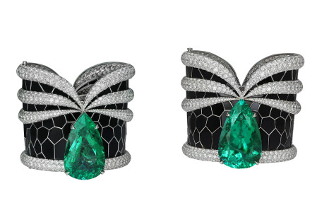 Jacob & Co Emerald Cuffs
