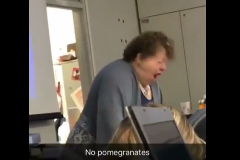 no pomegranates