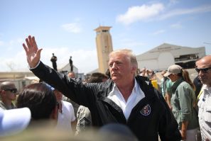 Trump at Puerto Rico