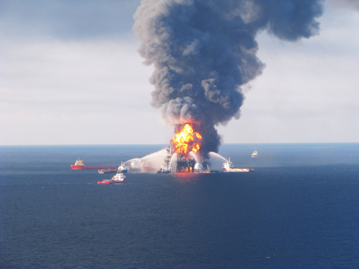 Oil rig explosion in Louisiana 