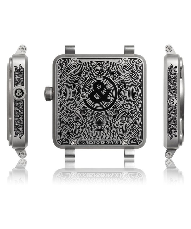 Bell & Ross BR 01 Burning Skull case sides and back_preview