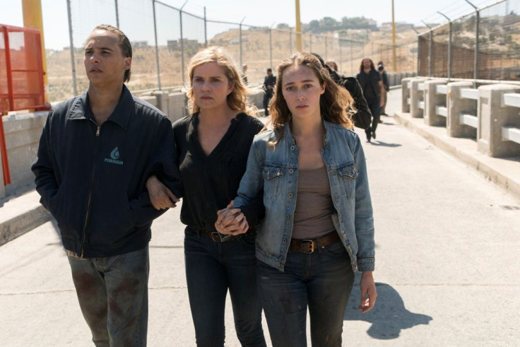 Frank Dillane as Nick, Kim Dickens as Madison, Alycia Debnam-Carey as Alicia