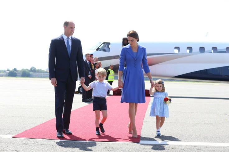 Prince William, Prince George, Kate Middleton and Princess Charlotte 