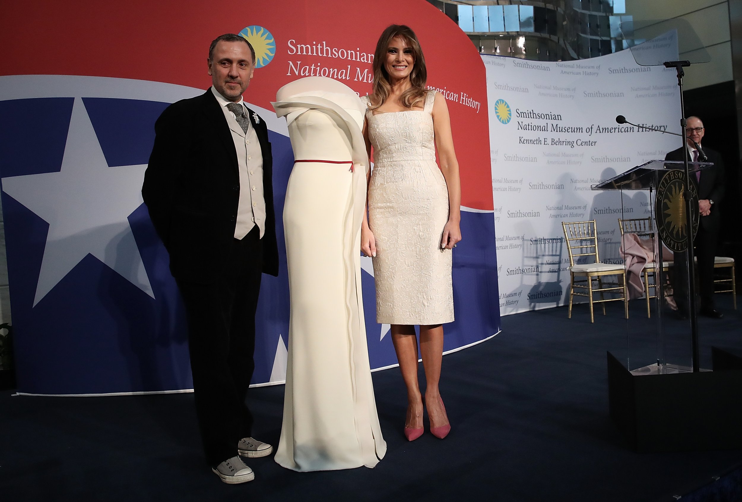 Melania Trump Officially Donates Inaugural Gown To Smithsonian Museum