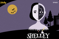 AI Bot Shelley halloween