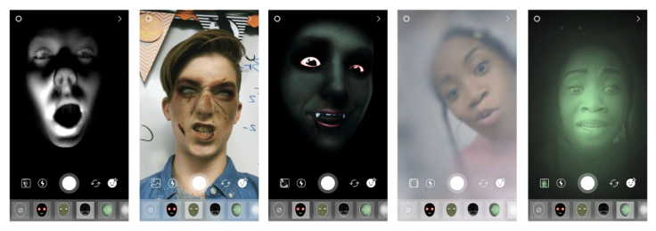 halloween face filters insta