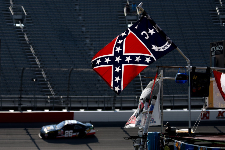 Confederate flag NASCAR race