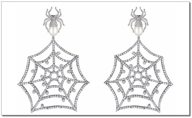 Jacob & Co Spider Web earrings