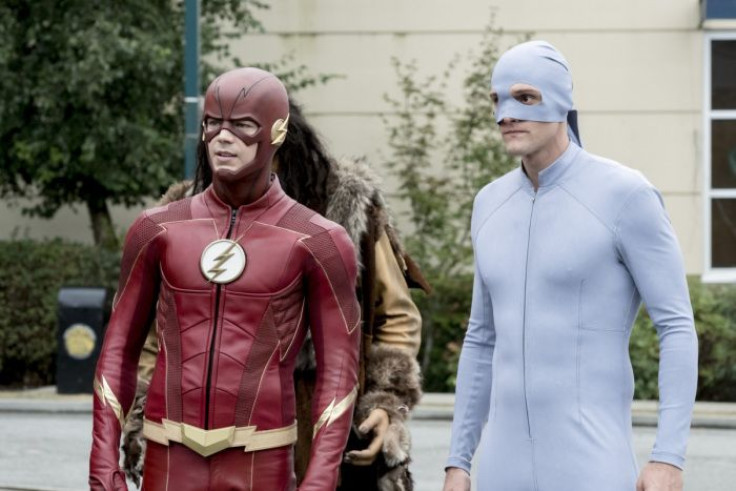 Grant Gustin as The Flash, Hartley Sawyer as Ralph Dibny
