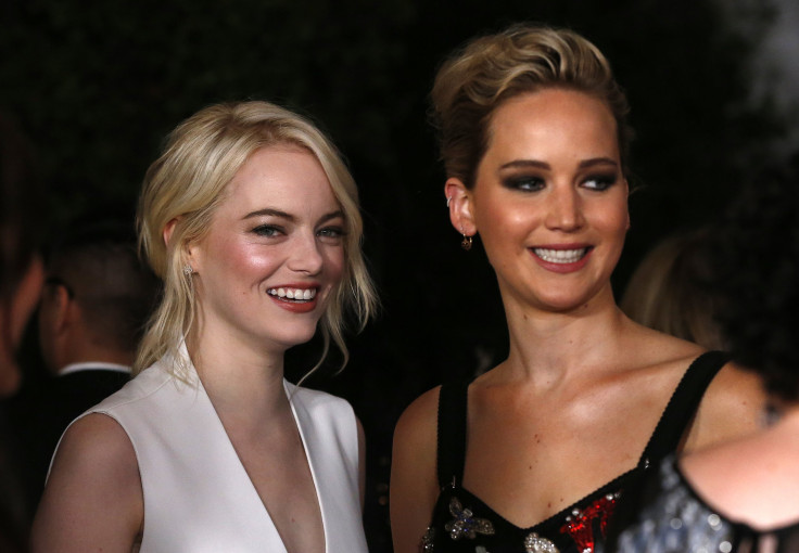 Emma Stone and Jennifer Lawrence