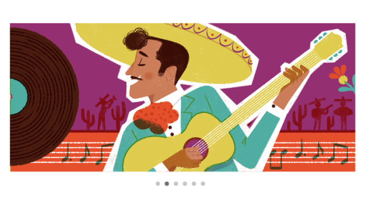 Google Doodle  Pedro Infante. 