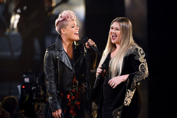 Pink and Kelly Clarkson