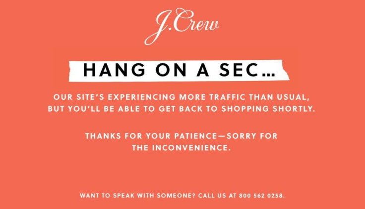 jcrew site down