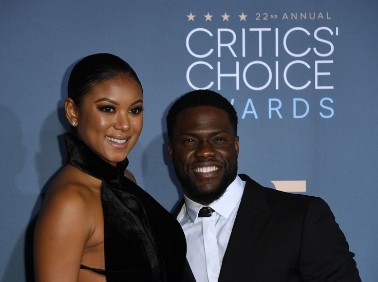 Eniko Parrish and Kevin Hart