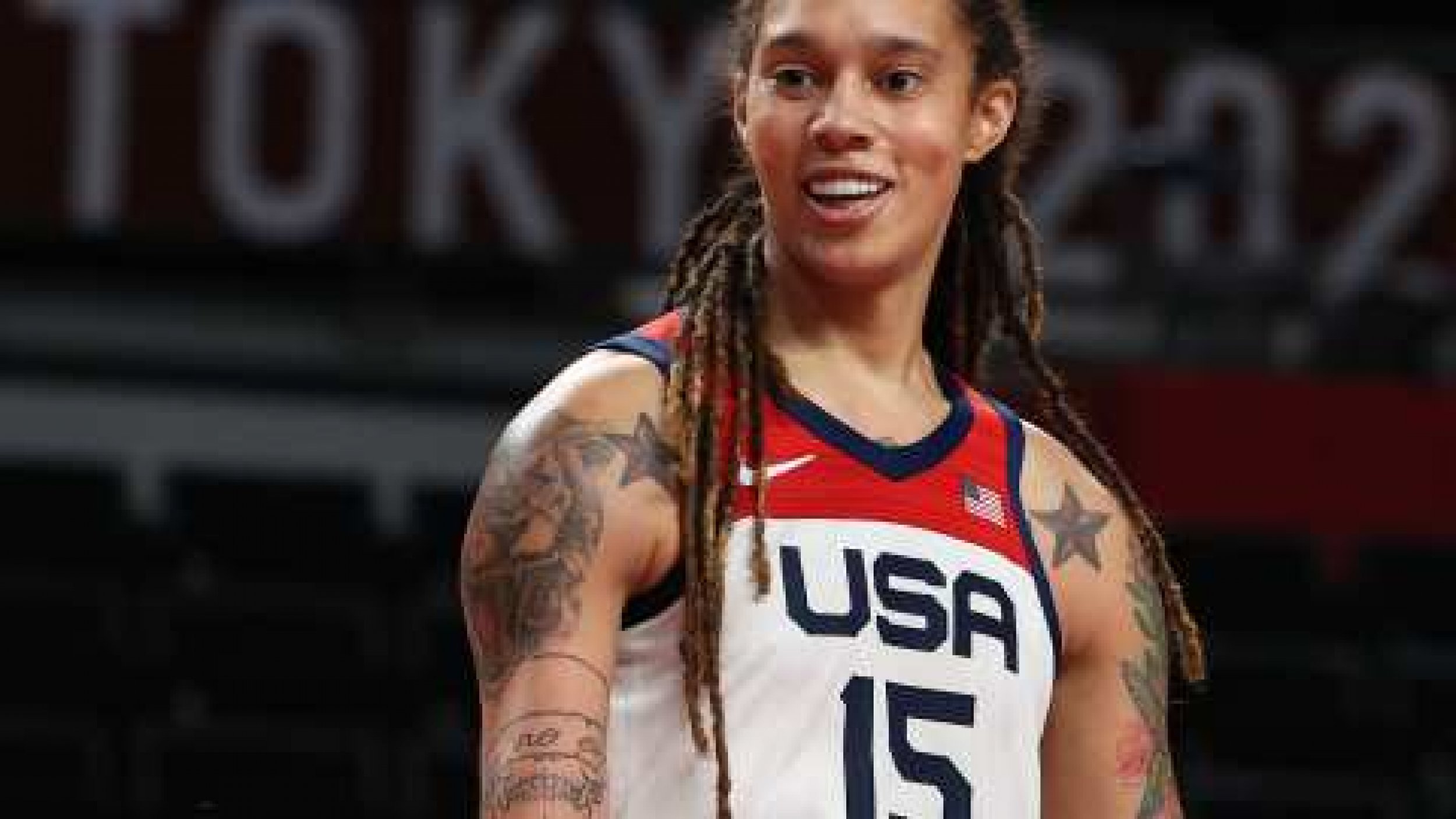 Tattoos on Brittney Griner Phoenix Mercury during the Connecticut News  Photo  Getty Images