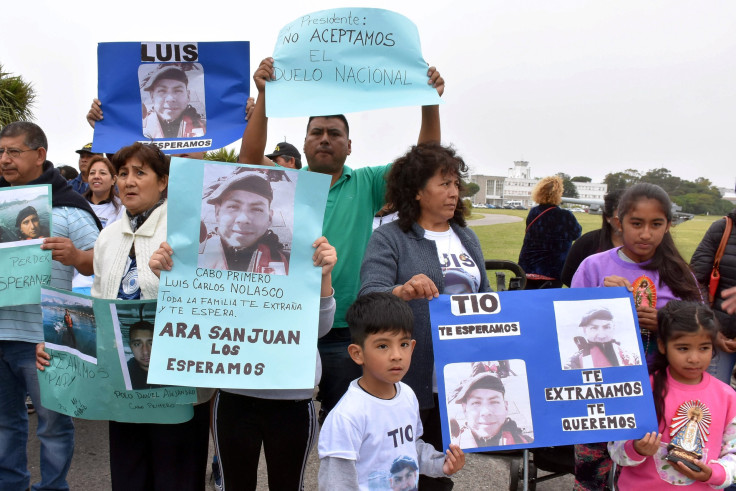 Missing Submarine Protest