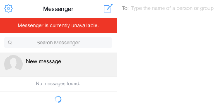 Facebook Messenger Down, Not Working? Unavailable App Messages