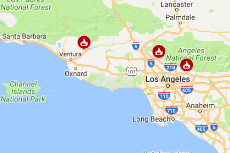 California Fire Map
