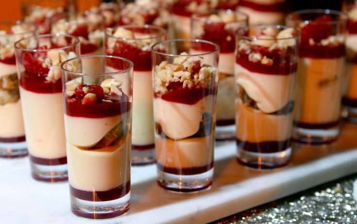 Peanut butter and jelly tiramisu desserts