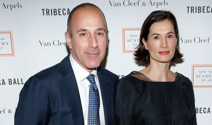 matt lauer wife divorce 2017