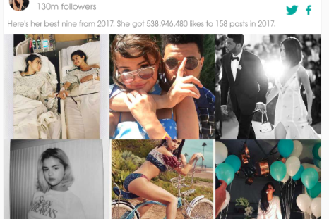 2017 Best 9 collage Instagram photos selena gomez