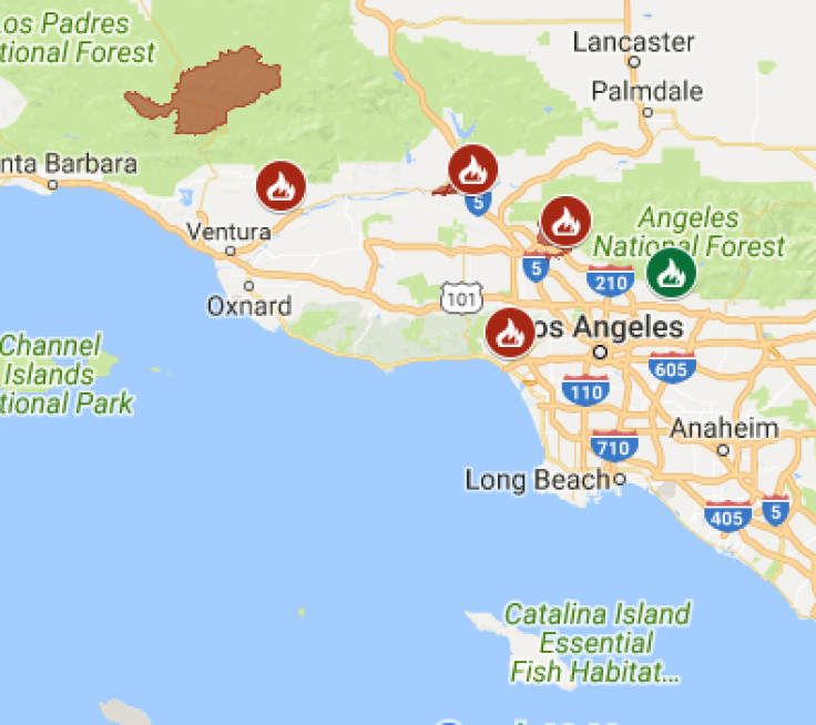 California Wildfire Map