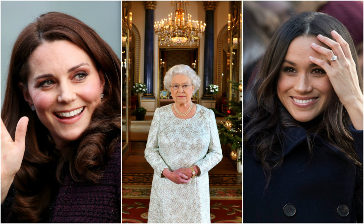 kate, queen and meghan