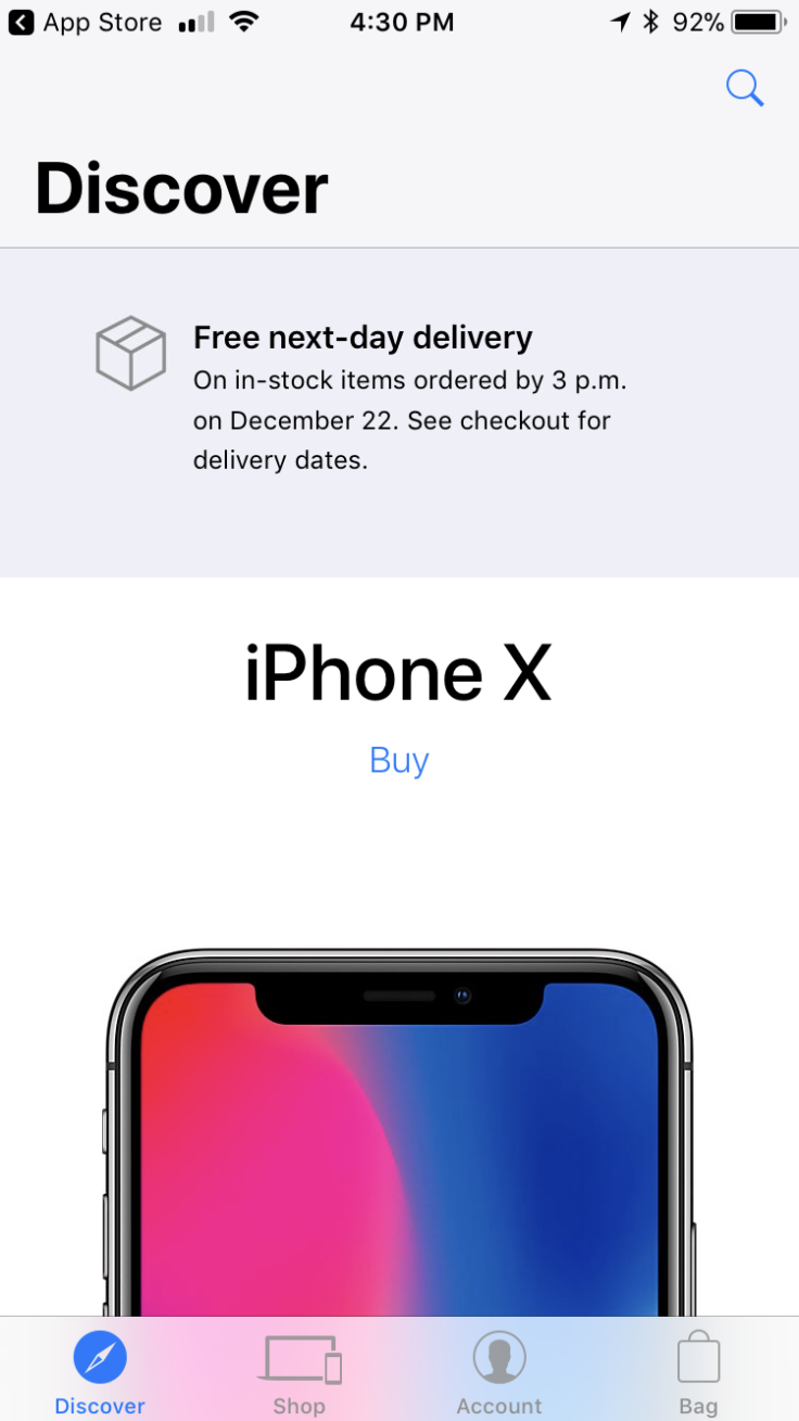 Apple Store app