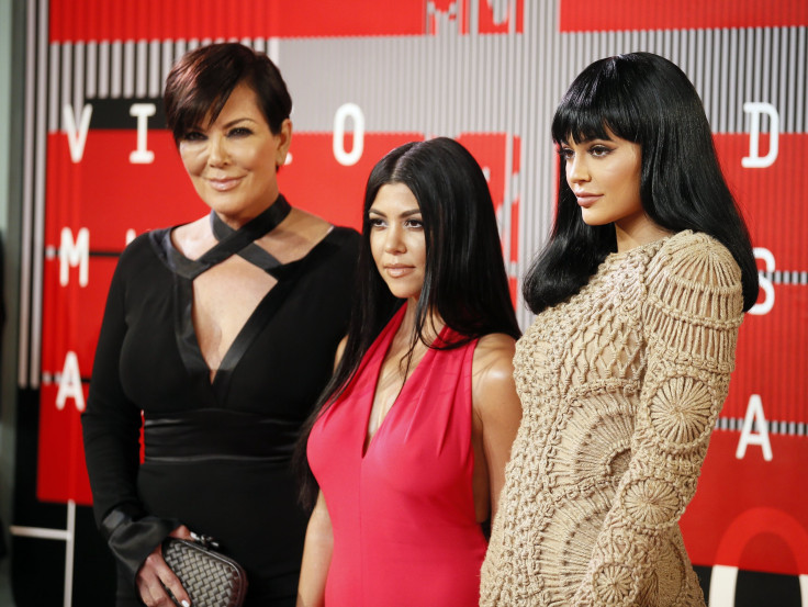 Kylie Jenner with Kris Jenner and Kourtney Kardashian