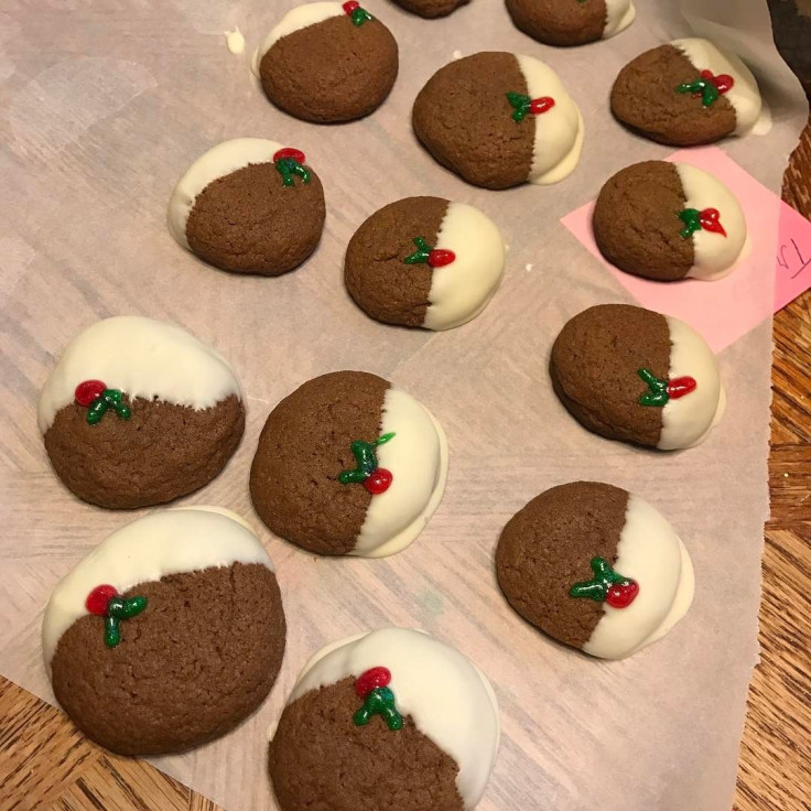 WHITE CHOCOLATE DIPPED GINGER COOKIES