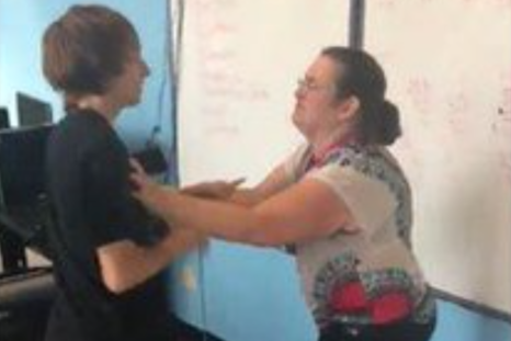 Student, Teacher Fight